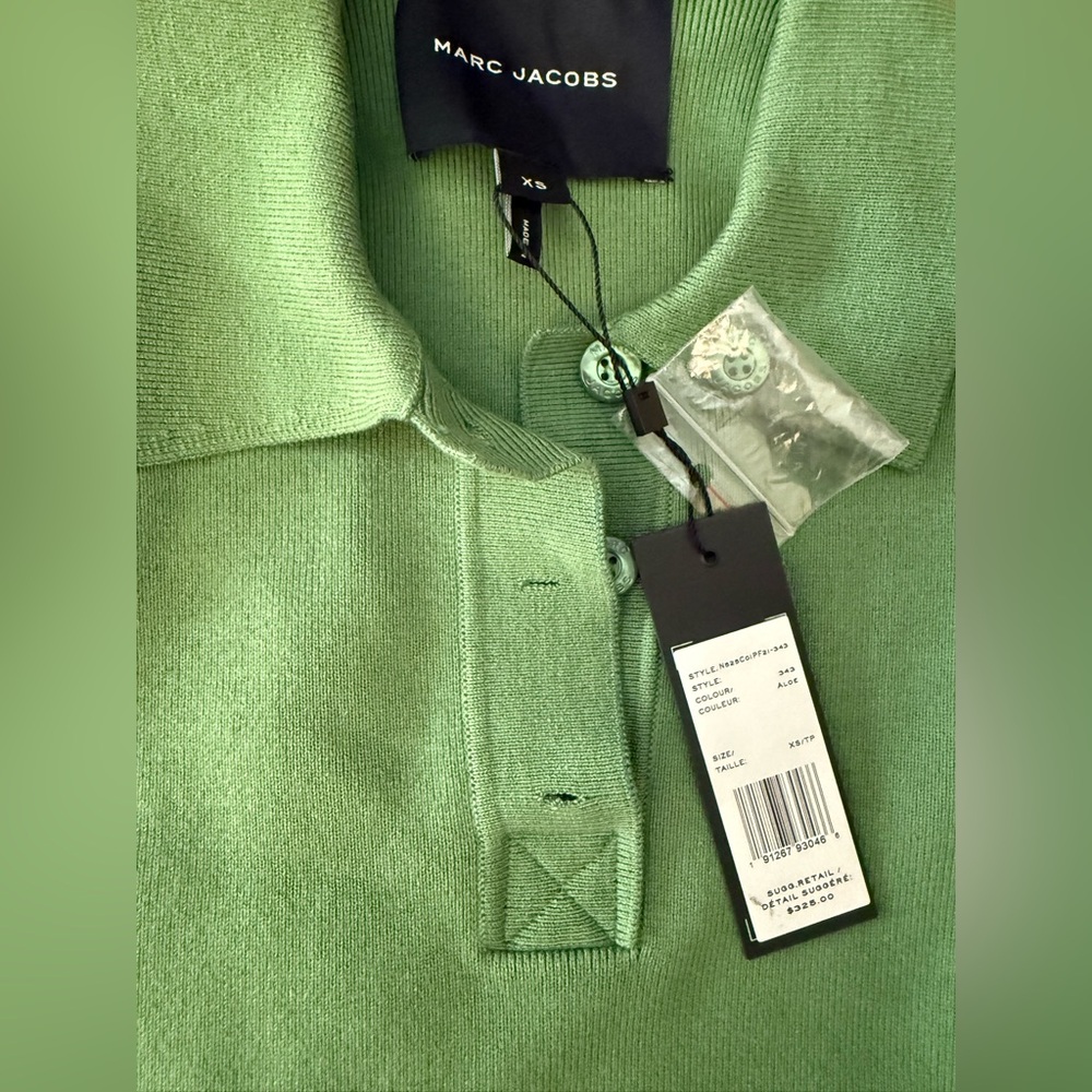 NWT MARC JACOBS DRESS Aloe Size XS - Picture 4 of 4